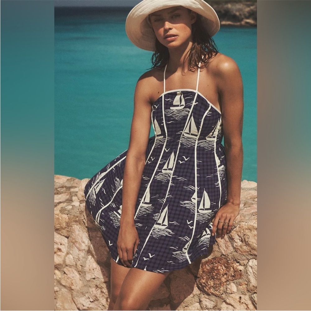 NWT Celandine Scalloped Mini Dress - Anthropologie